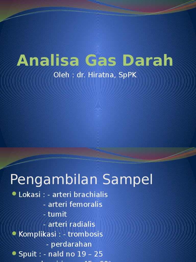 Analisa Gas Darah