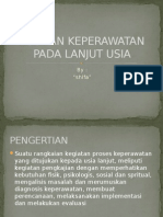 Asuhan Keperawatan Pada Lanjut Usia