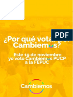 Por Qué Votar Por Cambiemos - FEPUC