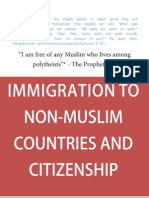 Immigration To Non Muslim Countries and Citizenship