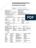 Ficha Inventario Vial Tramo i, II, III