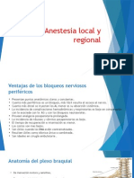 Anestesia Local y Regional
