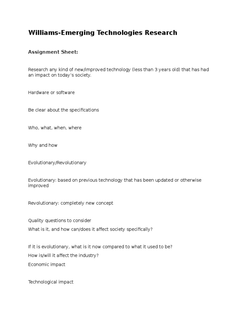 Tech Impact Research Guide | PDF | Computers