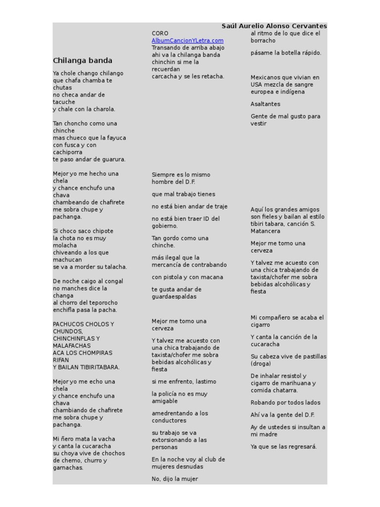 Alonsocervantes Saulaurelio M4s1 Descrubriendo El Significado Mexico Musica scribd