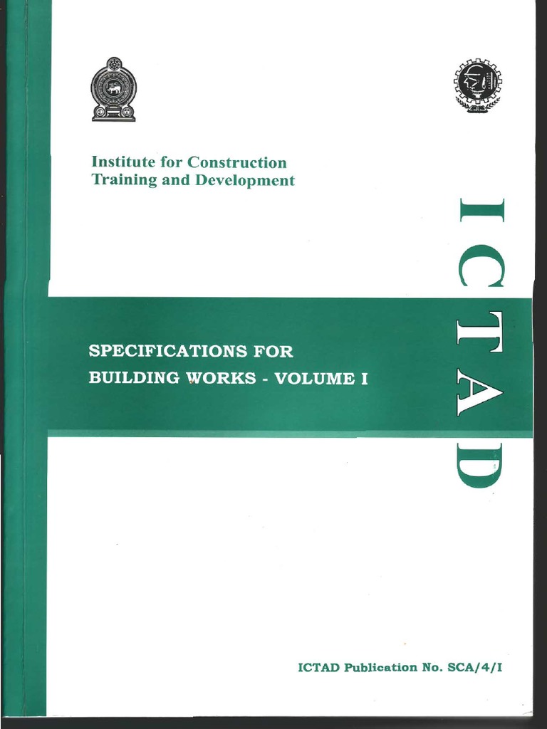SCA Building Vol 1 | PDF
