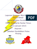 Laporan Program Misi Bantuan Pasca Banjir