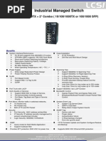 Switch LCSI Modelo: IES-m082c