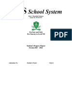 School System: For Boys and Girls Pre-Nursery To Level VII