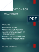 Preservation For Machinery