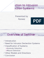 Introduction to Intrusion Detection Systems (IDS