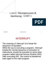 CS601: Microprocessor & Interfacing: UNIT 1: 05/03/2010 1 Arvind Shrivastava