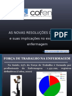 As Novas Resolucoes Do Cofen e Suas Implicacoes No Exercicio Da Enfermagem