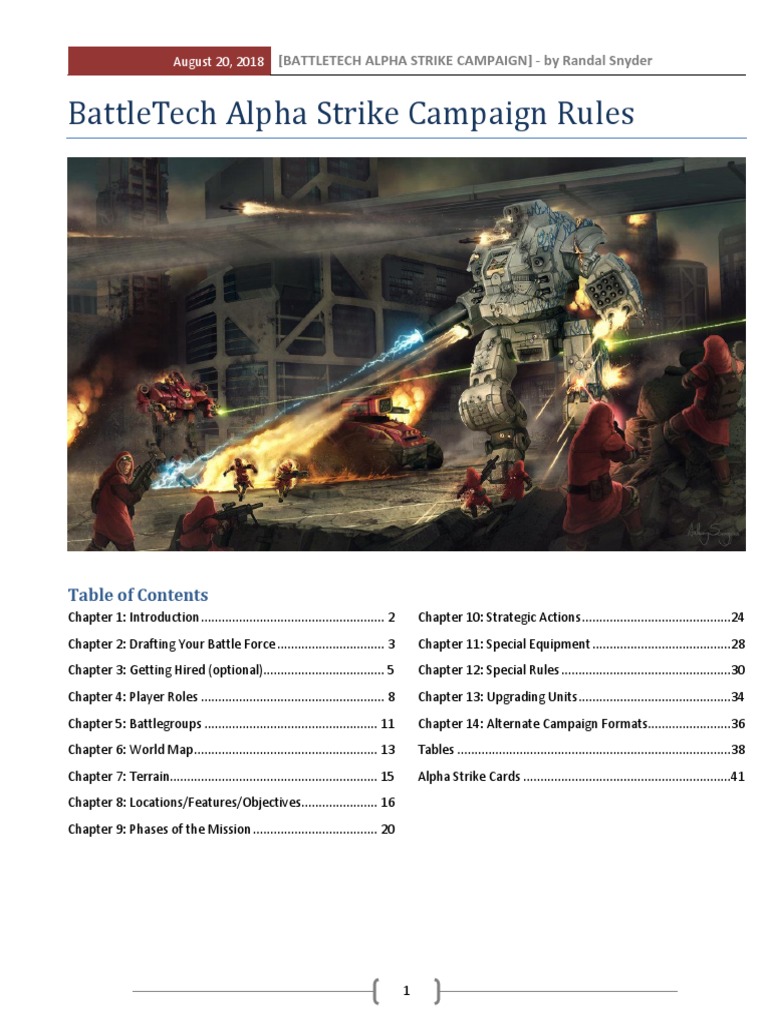 Battletech Alpha Strike Campaign Rules Battle Tech Infantry