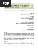 Lazer e Trabalho - Algumas Considerações Sobre Os Espaços e Equipamentos de Lazer Nas Indústrias de Curitiba