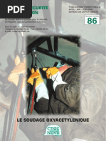 SOUDAGE OXYACETYLENIQUE
