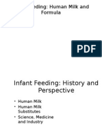Infant Feeding Human Milk and Formula - Handout