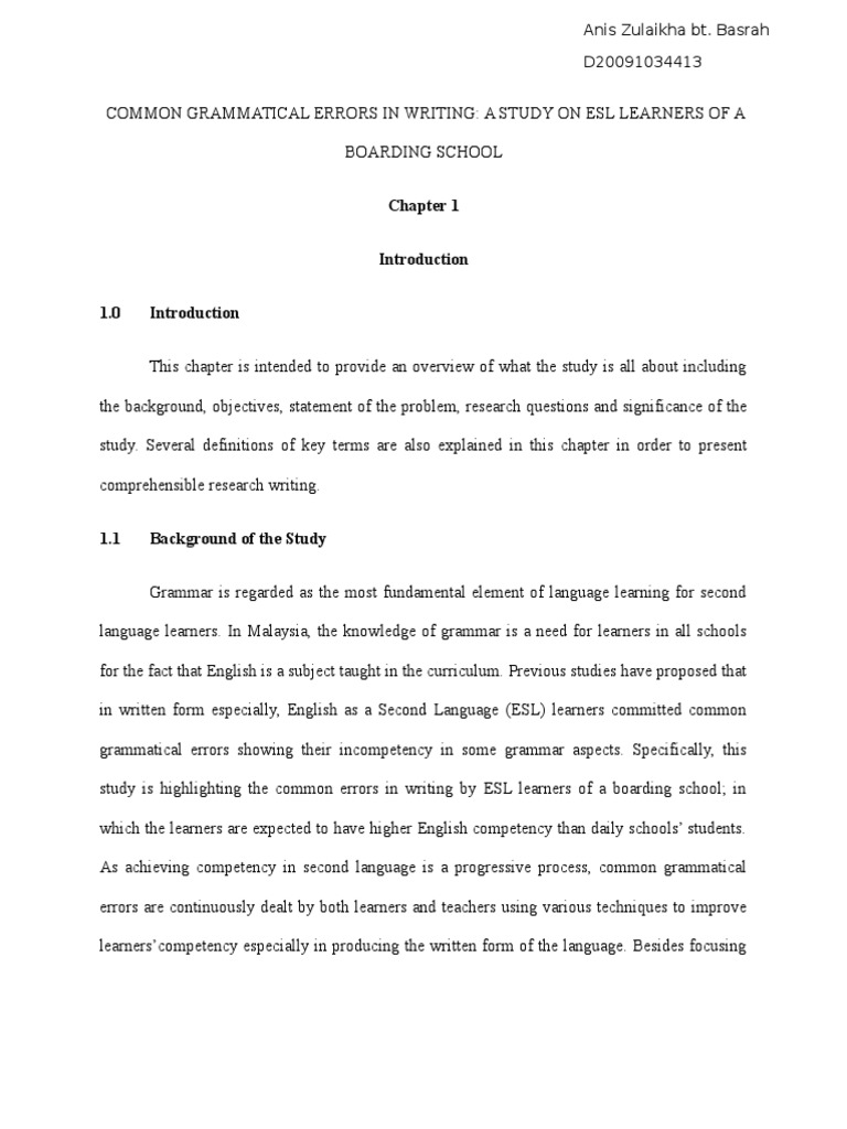 Dissertation in university