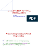 Introduction To Visal Programming