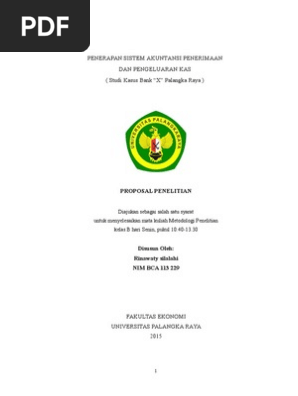 Proposal Akuntansi