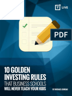 10 Golden Investing Rules
