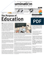 The Purpose Of: Education