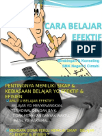 EFEKTIF] Pentingnya Memiliki Sikap & Kebiasaan Belajar yang Efektif & Efisien