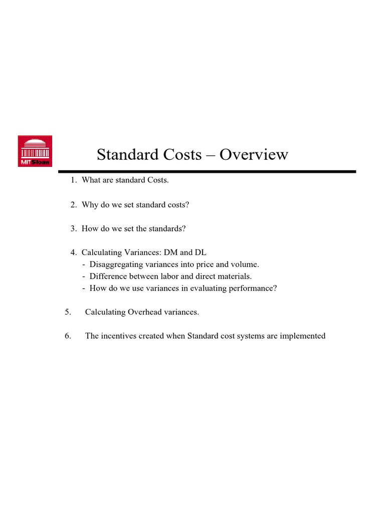 Understanding Standard Cost Systems | PDF | Business Economics | Economics