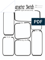 Character Sketch Graphic Organizer