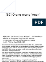 62) Orang-Orang Aneh'