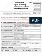 Sugar Industry Form