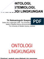 Ontologi, Epistemiologi, Aksiologi Lingkungan