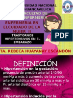 Enfermedades Hipertensivas