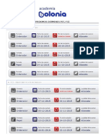 Fechas Examen