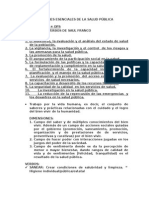 Funciones Esenciales de La Salud Pública