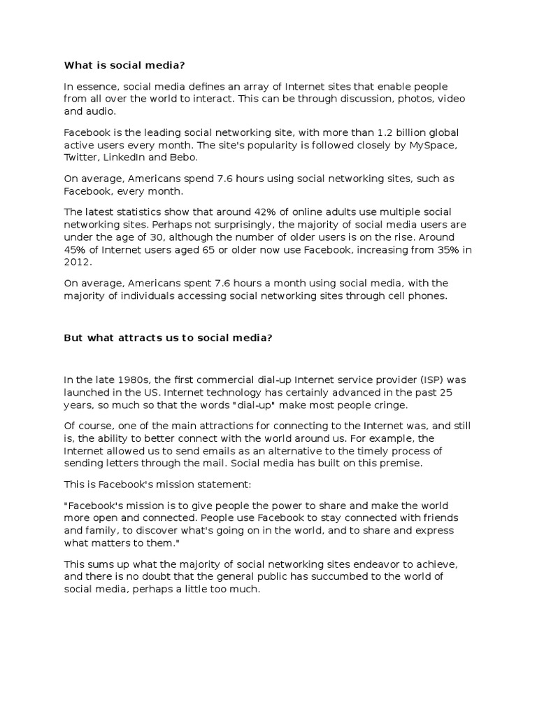 What Is Social Media | PDF | Social Media | Popular Culture &amp; Media Studies