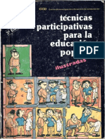 CIDE T Cnicas Participativas Para La Educaci n Popular Ilustradas