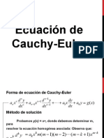 Ecuación de Cauchy-Euler