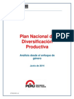 Informe Propuestal Plan Nacional Diversificacion Productiva