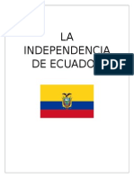 Ecuador y su independencia