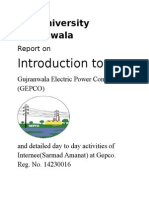 Gift University Gujranwala: Introduction To