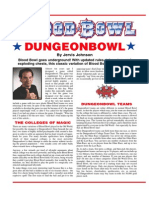 Blood Bowl 1st Ed. - Dungeon Bowl - Rulebook - Actualización a 4ª Ed.