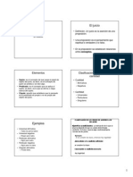 Clasificación y análisis de los juicios