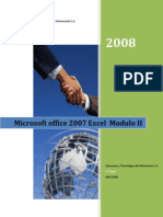 Excel 2007 Modulol II