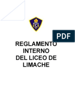 Reglamento Interno Liceo de Limache