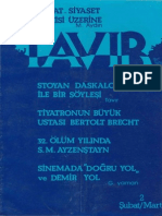 Tavir Dergisi 1980 Subat Mart Sayisi
