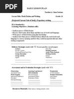 Download Daily Lesson Plan Template by Juan Soriano SN289962848 doc pdf