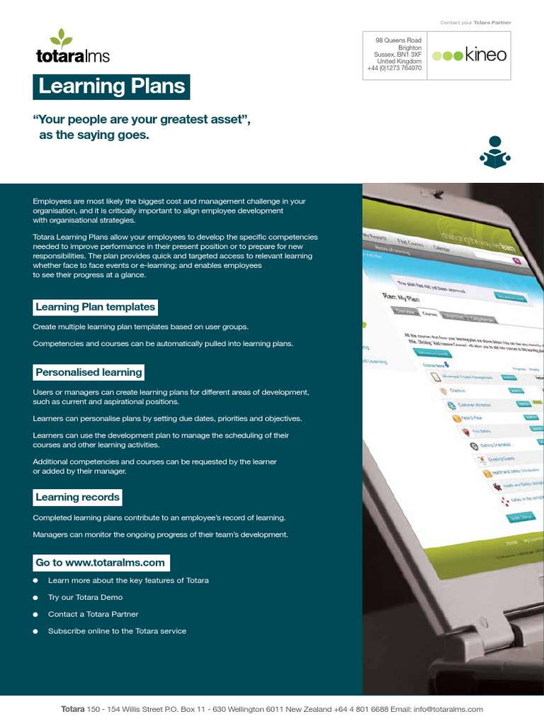 Totara Learning Plans Overview | PDF | Business