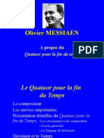 HIDA - MESSIAEN Olivier-Autour Du Quatuor Pour La Fin Du Temps - Power Point