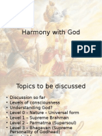Harmony With God