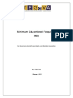 Minimum Educational Requirements (MER).2011